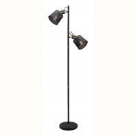 Mercator-Arizona 2Lt Floor Lamp - Black